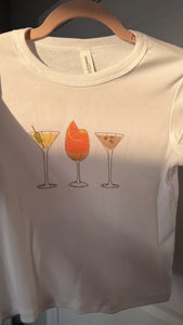 Cocktails Micro Rib Baby Tee