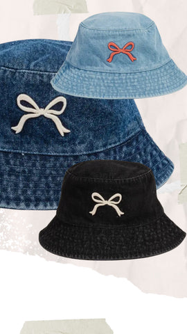 Spend It Denim Bucket Hat