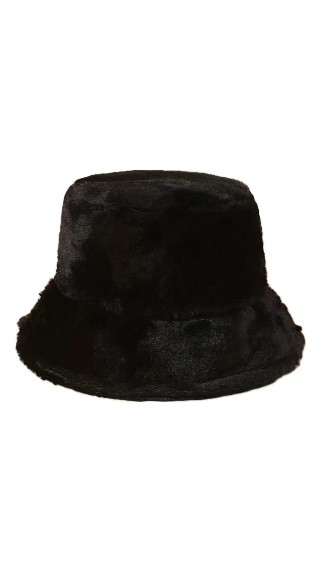 Fuzzy Bucket Hat (Black)