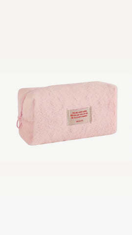 Fuzzy Cosmetic/Travel Pouch