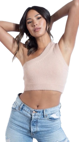 Maddox One Shoulder Sweater Top